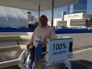 John Estrada in Driverless Vehicle
